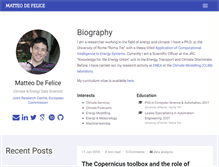 Tablet Screenshot of matteodefelice.name